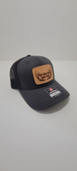 Mile High Hats- Rounded Rectangle Leather Logo