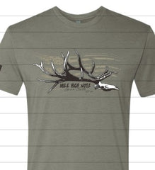 Elk Antler Tee Shirt - Grey