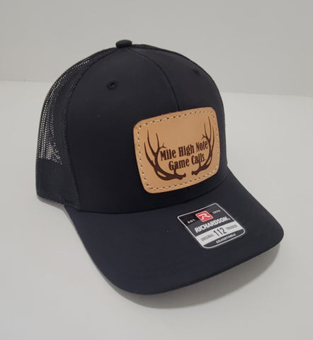 Mile High Hats- Rounded Rectangle Leather Logo