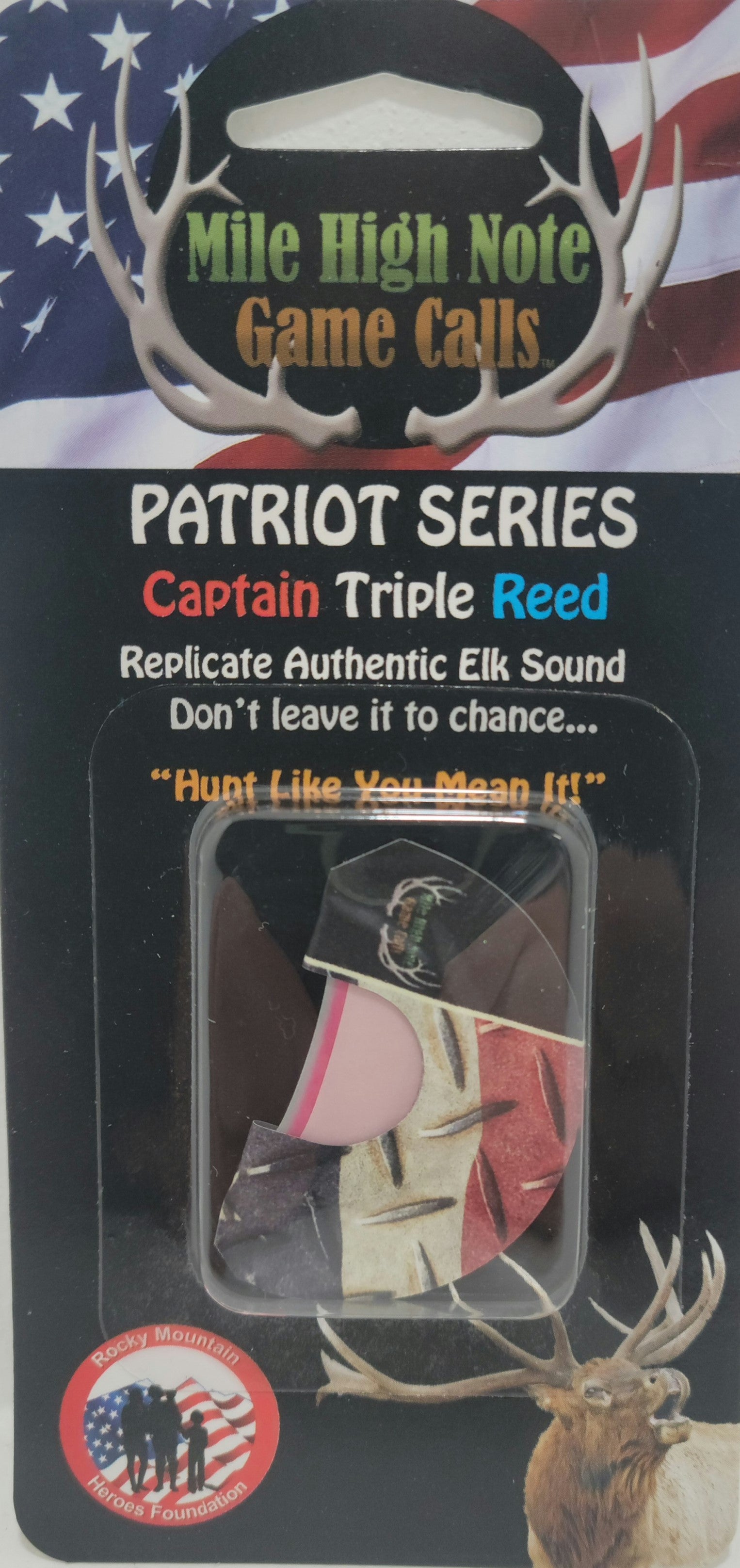 Patriot Series Captain Triple Reed Diaphragm Elk Call Mile High
