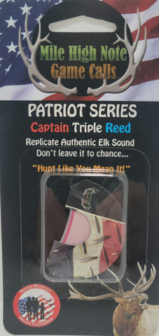 Patriot Series - Captain Triple Reed Diaphragm Elk Call