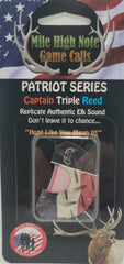 Patriot Series - Captain Triple Reed Diaphragm Elk Call