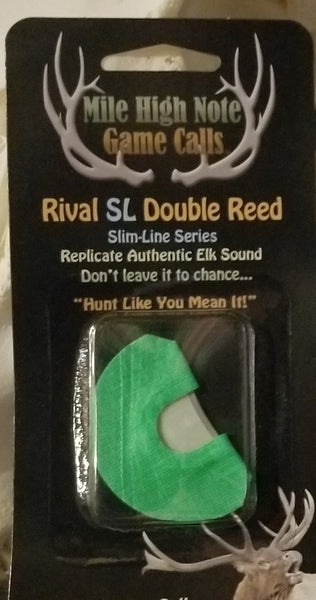 B- Rival Double Reed SL Slim Line Series Diaphragm Elk Call – Mile High ...