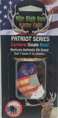 Patriot Series - Corporal Single Reed Elk Diaphragm