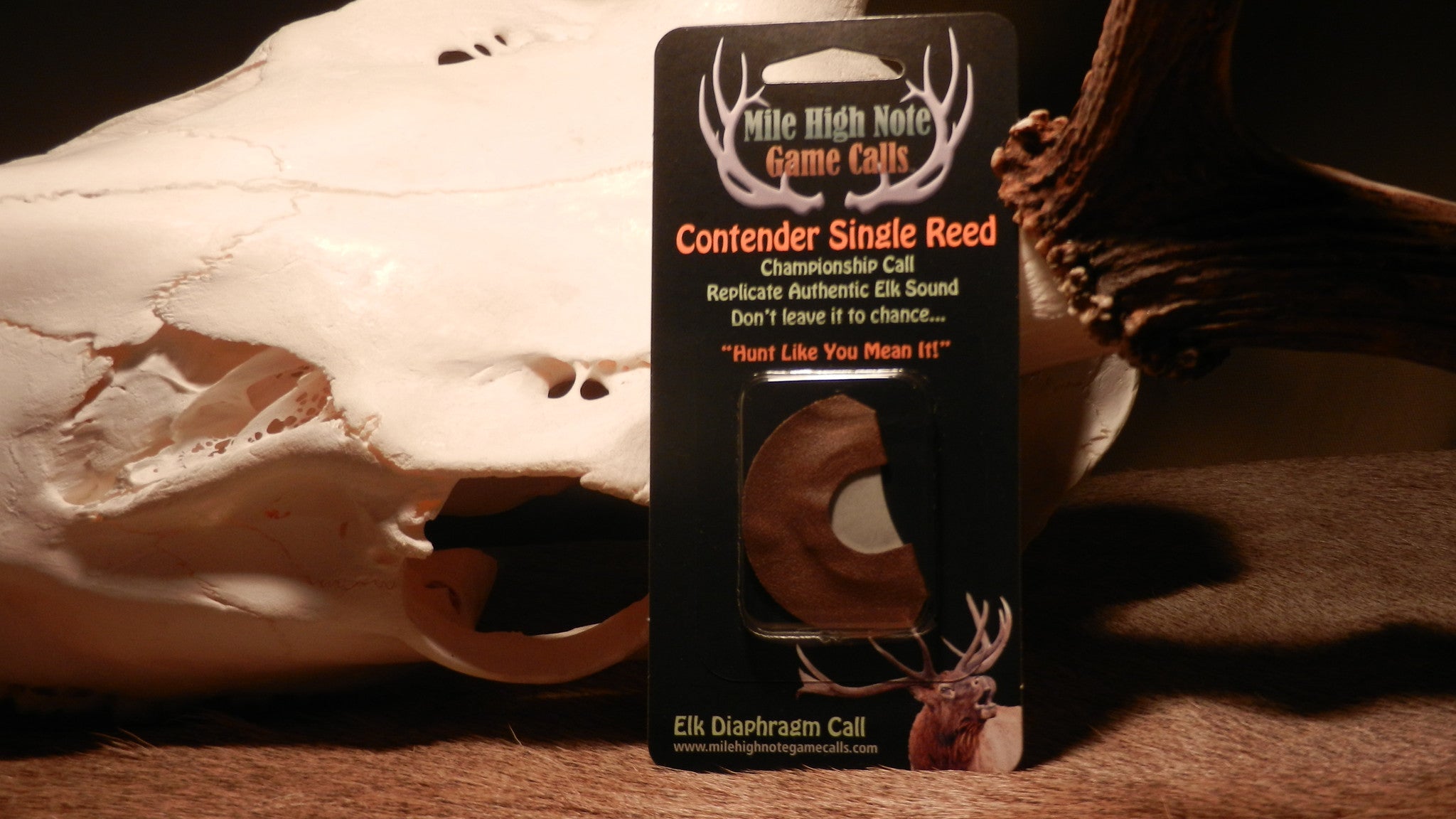 B Contender ™ Elk Call Single Reed Diaphragm Mile High Note Game Calls