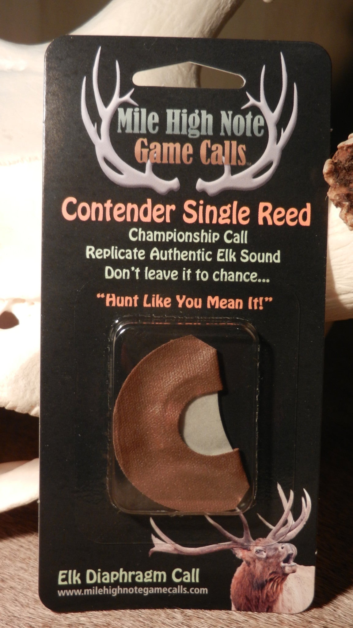 B Contender ™ Elk Call Single Reed Diaphragm Mile High Note Game Calls