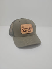 Mile High Hats- Rounded Rectangle Leather Logo
