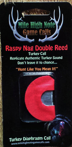 AA -Raspy Nag ™  Turkey Double Reed Diaphragm Call