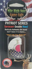 Patriot Series - Sergeant Double Reed Elk Diaphragm Call